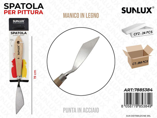 Spatola per Pittura N.5 Acciaio 19CM