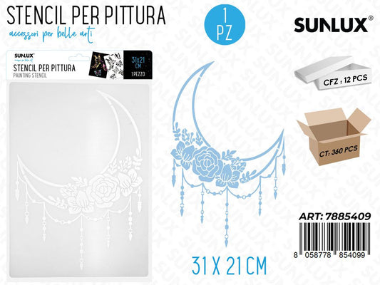 Sunlux Stencil per Pittura 31*21CM