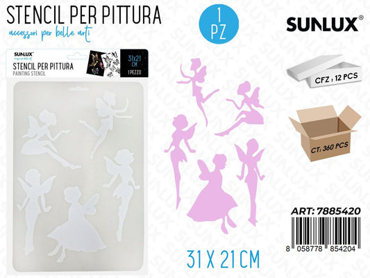 Sunlux Stencil per Pittura 31*21CM