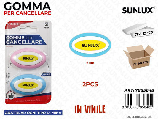 Gomma per Cancellare 2PCS Ass. 6CM