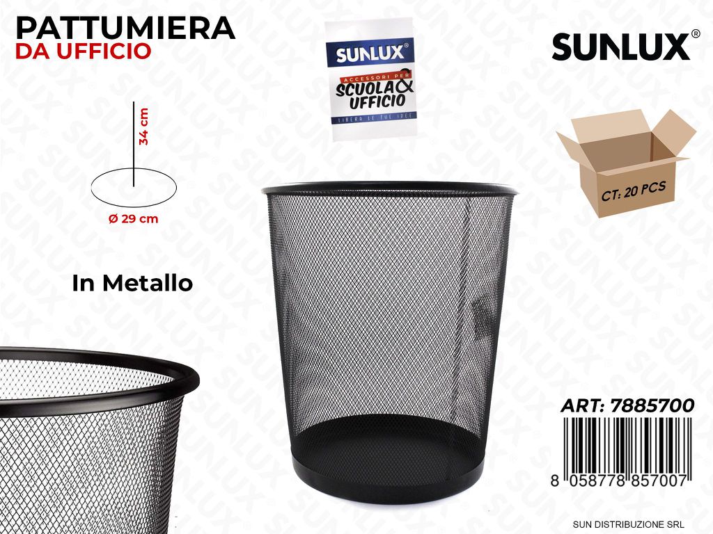 Pattumiera da Ufficio D.29*34CM