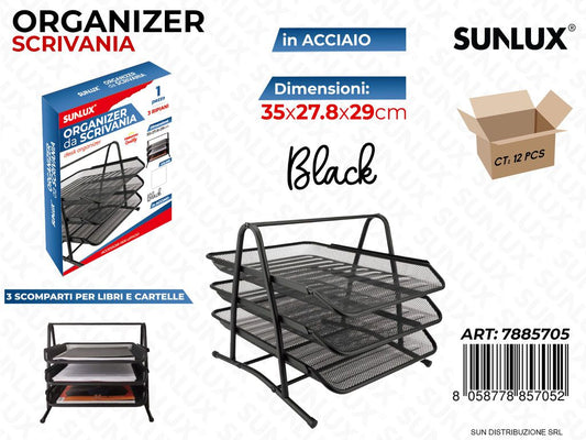 Organizer da Scrivania 3SCOMP. 35*27.8*29CM