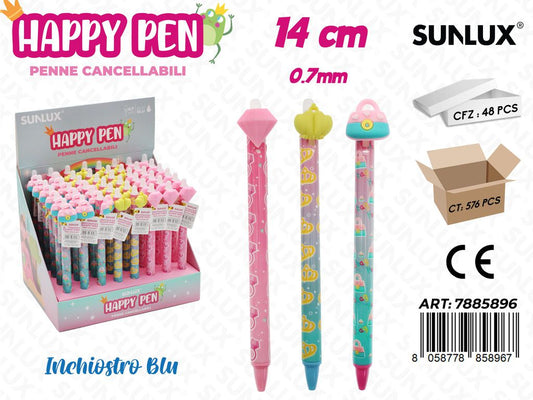 Happy Pen Cancellabili Ass. 0.7Mm