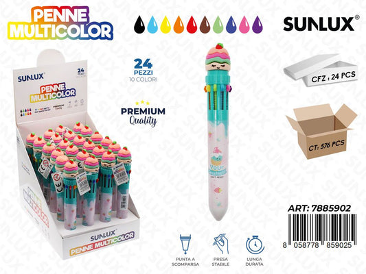 Esp. Penne Multicolor 10Col. 0.7Mm