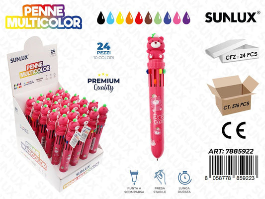 Esp. Penne Multicolor 10Col. 0.7Mm
