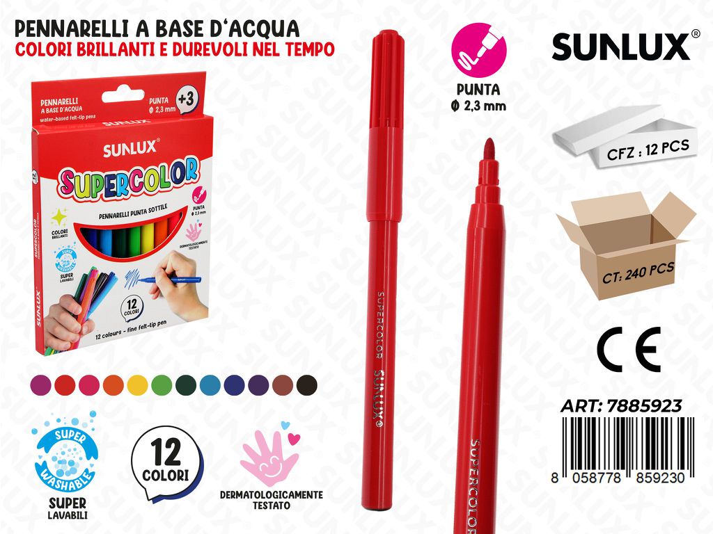 Sunlux Supercolor 12COL. 2.3MM