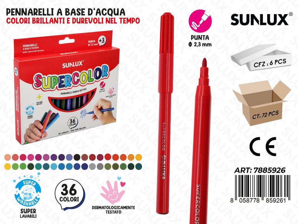 Sunlux Supercolor 36COL. 2.3MM