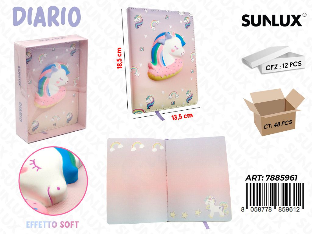 Sunlux Diario Soft 13.5*18.5CM / Pz da 12