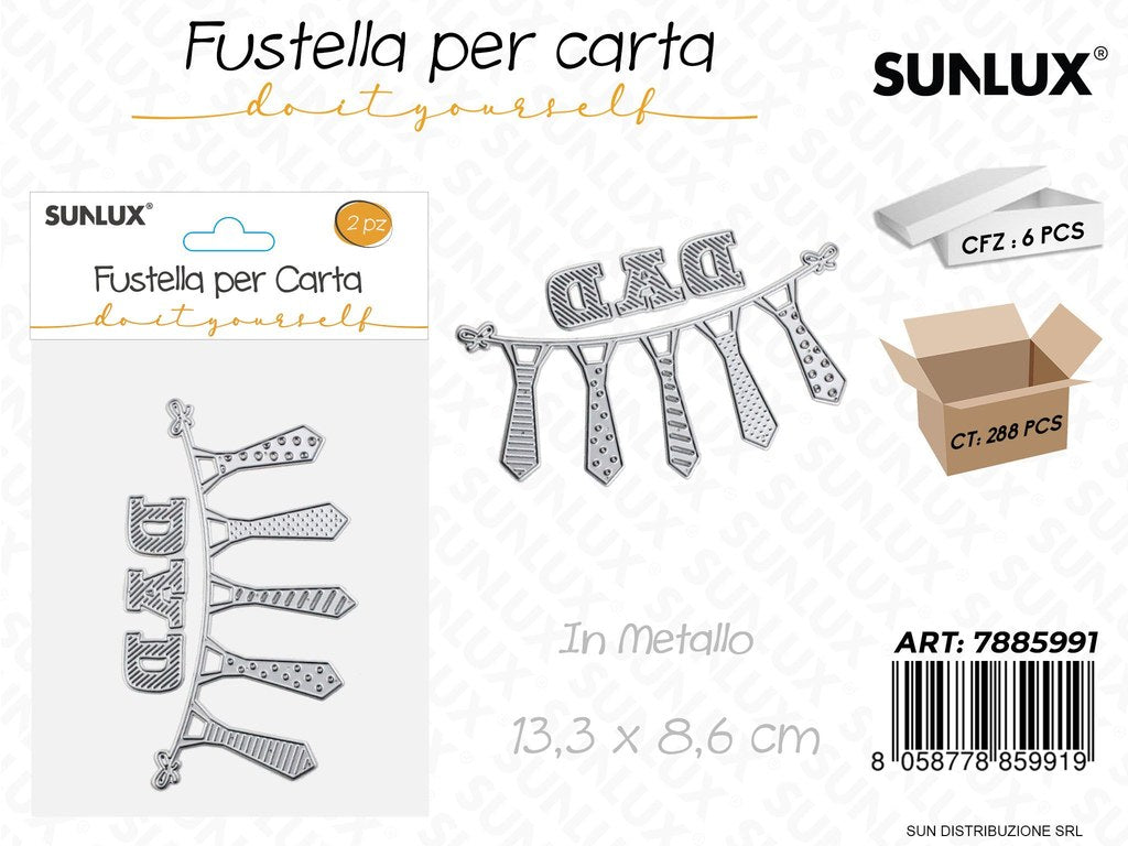 Fustelle per Carta in Metallo 2PCS 13.3*8.6CM
