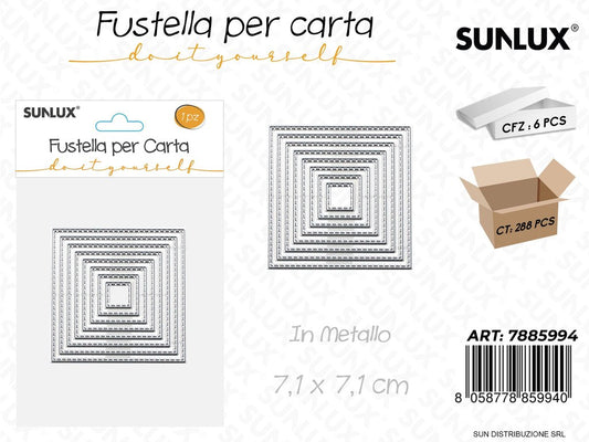 Fustelle per Carta in Metallo 7.1*7.1CM