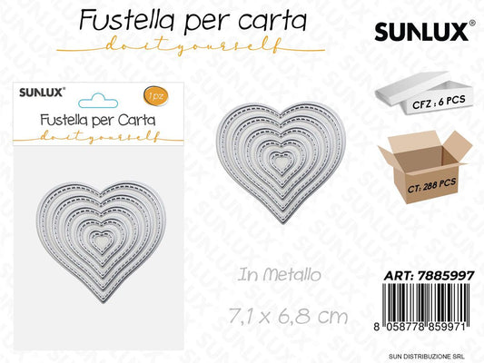 Fustelle per Carta in Metallo 7.1*6.8CM