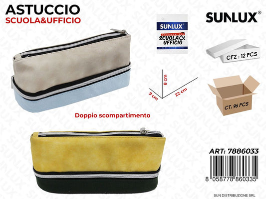 ASTUCCIO 2SCOMP. COL. ASS. 22*8*9CM /PZ DA 12**