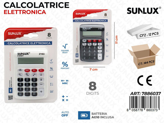 Calcolatrice Elettronica Z163 7*11CM