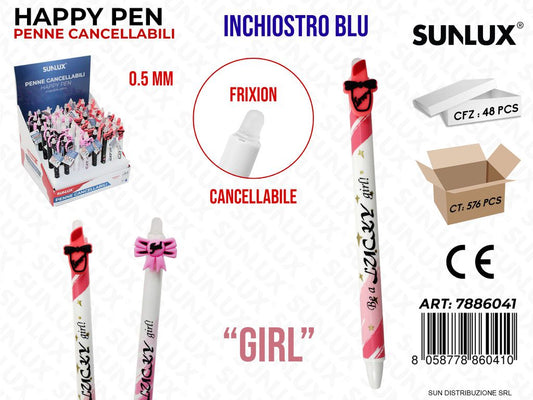 Esp. Penne Cancell. Blu Girl Ass. 0.5Mm/ Pz Da 48