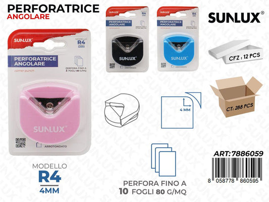 Sunlux Perforatore Angolare R4 4MM