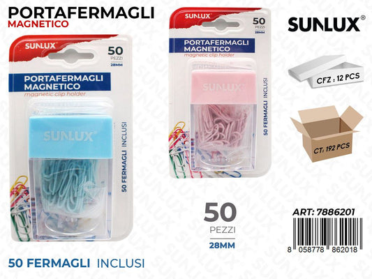 Sunlux Portafermagli Magnetico 50PCS 28MM