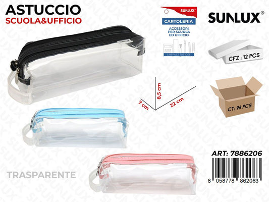 ASTUCCIO TRASP. ASS. 22*8.5*7CM / PZ DA 12**