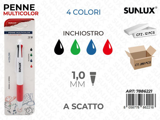 PENNA MULTICOLOR 1.0MM / PZ DA 12**