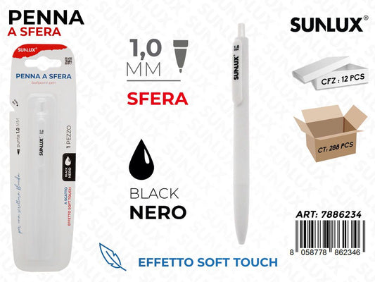 PENNA A SFERA SOFT TOUCH NERO 1.0MM