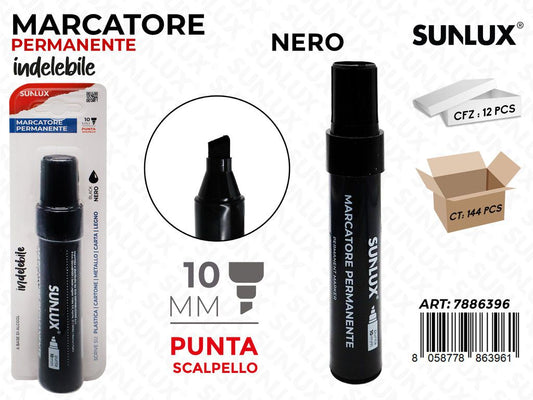 MARCATORE PERMAN. INDEL. NERO 10MM /PZ DA 12**