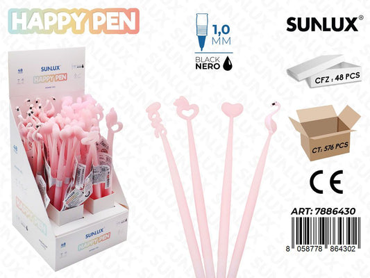 Happy Pen Gel Nero 1.0Mm Love