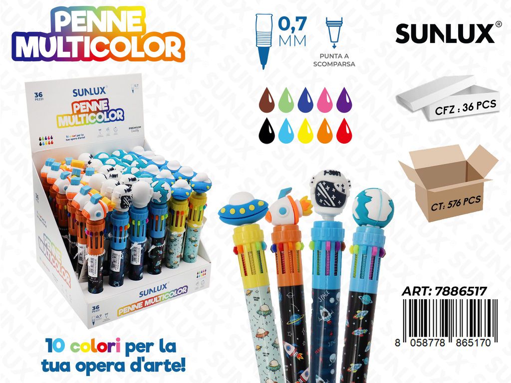 Penne Multicolor Space 0.7Mm