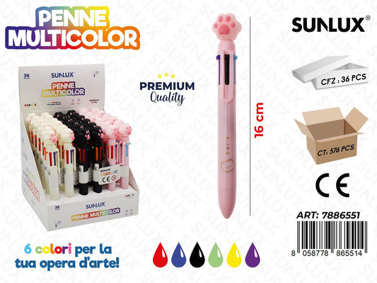 Penne Multicolor Ass. 16Cm