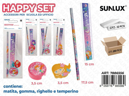 Happy Set Sirena Ass. 4Pcs