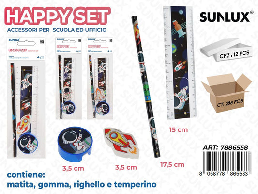 Happy Set Spazio Ass. 4Pcs