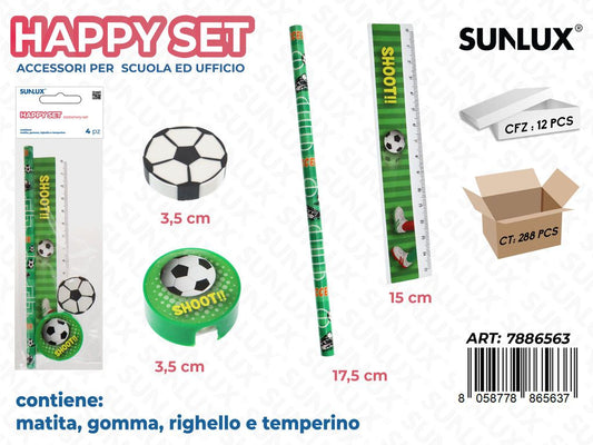 Happy Set Calcio Ass. 4Pcs