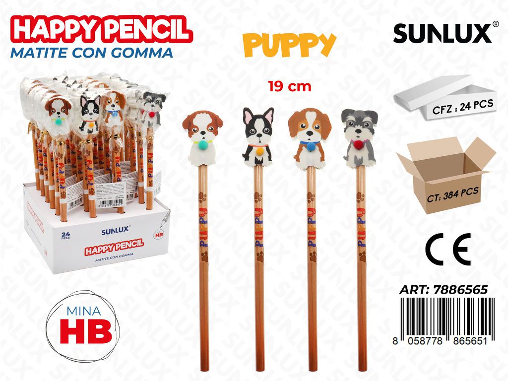 Happy Pencil Puppy 19Cm
