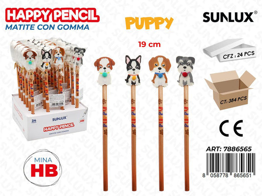 Happy Pencil Puppy 19Cm