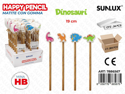 Happy Pencil Dinosauri 19Cm