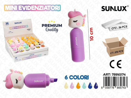 Mini Evidenzatori Multicolor 10Cm