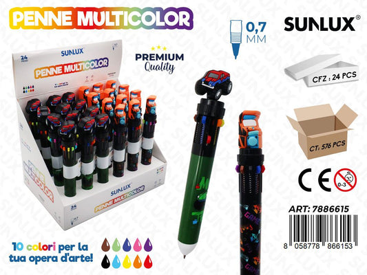 Penne Multicolor Boy 0.7Mm Blu