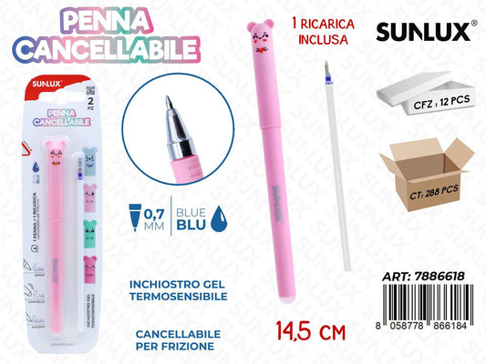 Penna Cancell. C/Ric. Blu 0.7Mm