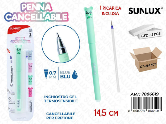 Penna Cancell. C/Ric. Blu 0.7Mm