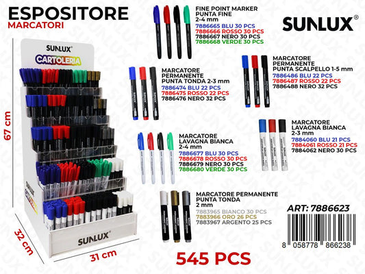 Sunlux Esp. Marcatori Ass. 545PCS