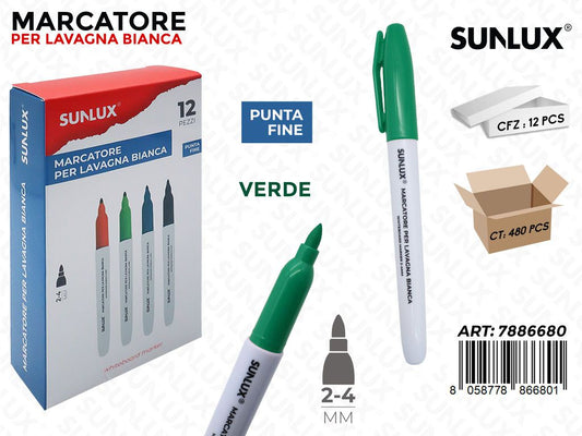 Sunlux Marcatore Lavagna Verde 2-4MM