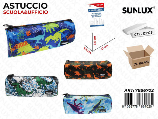 ASTUCCIO DINOSAURO  ASS. 21*8.5*7.5CM / PZ DA 12**