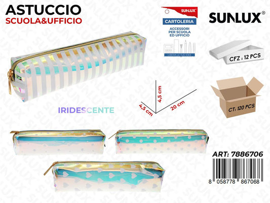 ASTUCCIO IRIDESC. ASS. 20*4.5*4.5CM / PZ DA 12**