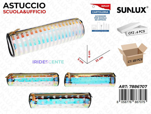 ASTUCCIO IRIDESC. ASS. 22*6*5CM / PZ DA 6**