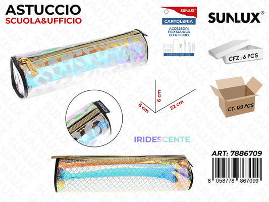 ASTUCCIO IRIDESC. ASS. 22*6*6CM / PZ DA 6**