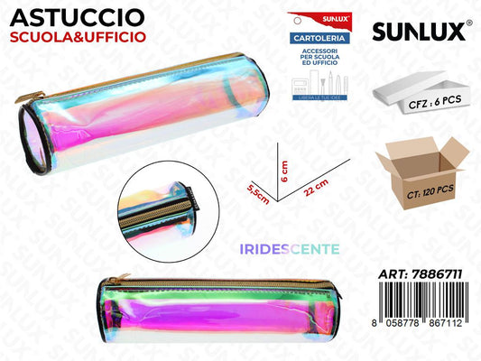 ASTUCCIO IRIDESC. 22*6*5.5CM / PZ DA 6**