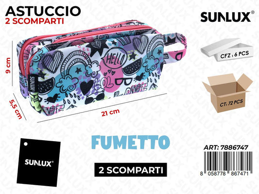 ASTUCCIO FUMETTO 2SCOMP. 21*9*5.5CM