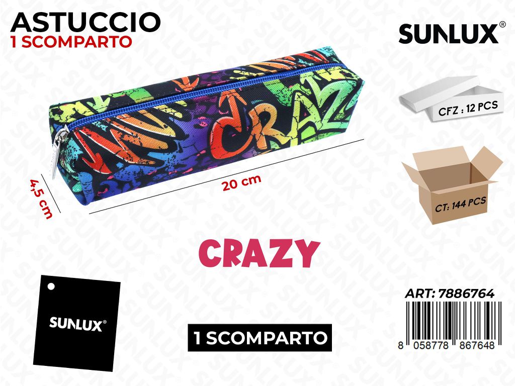 ASTUCCIO CRAZY 1SCOMP. 20*4.5CM