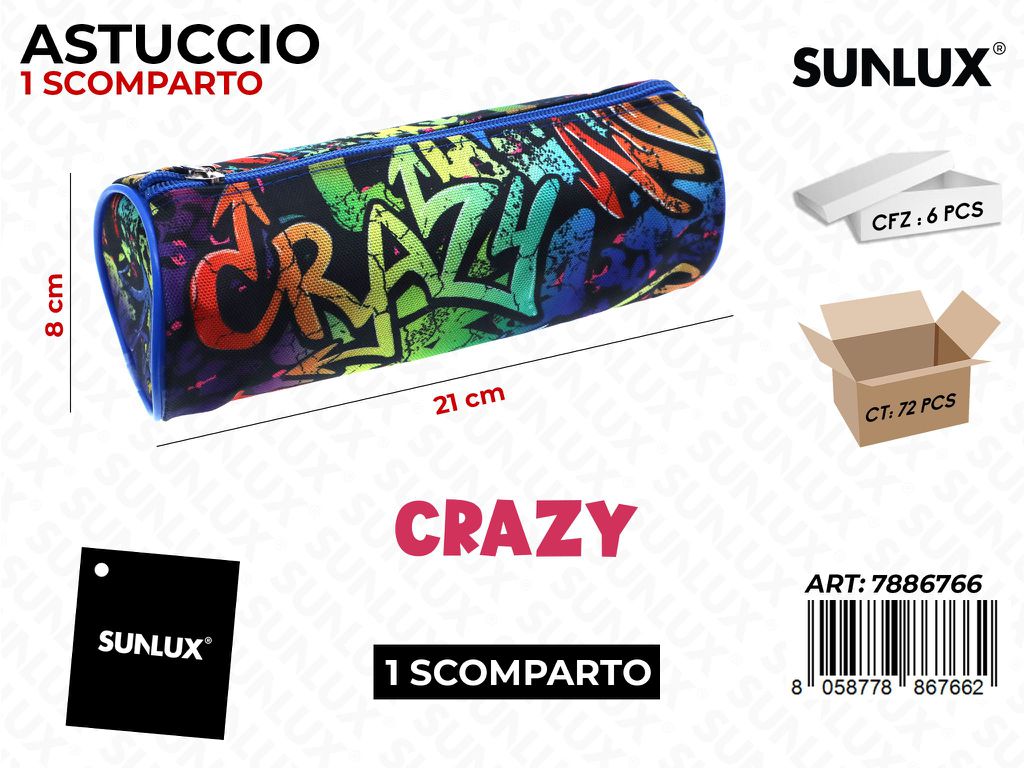 ASTUCCIO CRAZY 1SCOMP. 21*8CM
