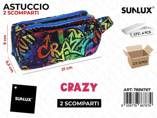 ASTUCCIO CRAZY 2SCOMP. 21*9*5.5CM