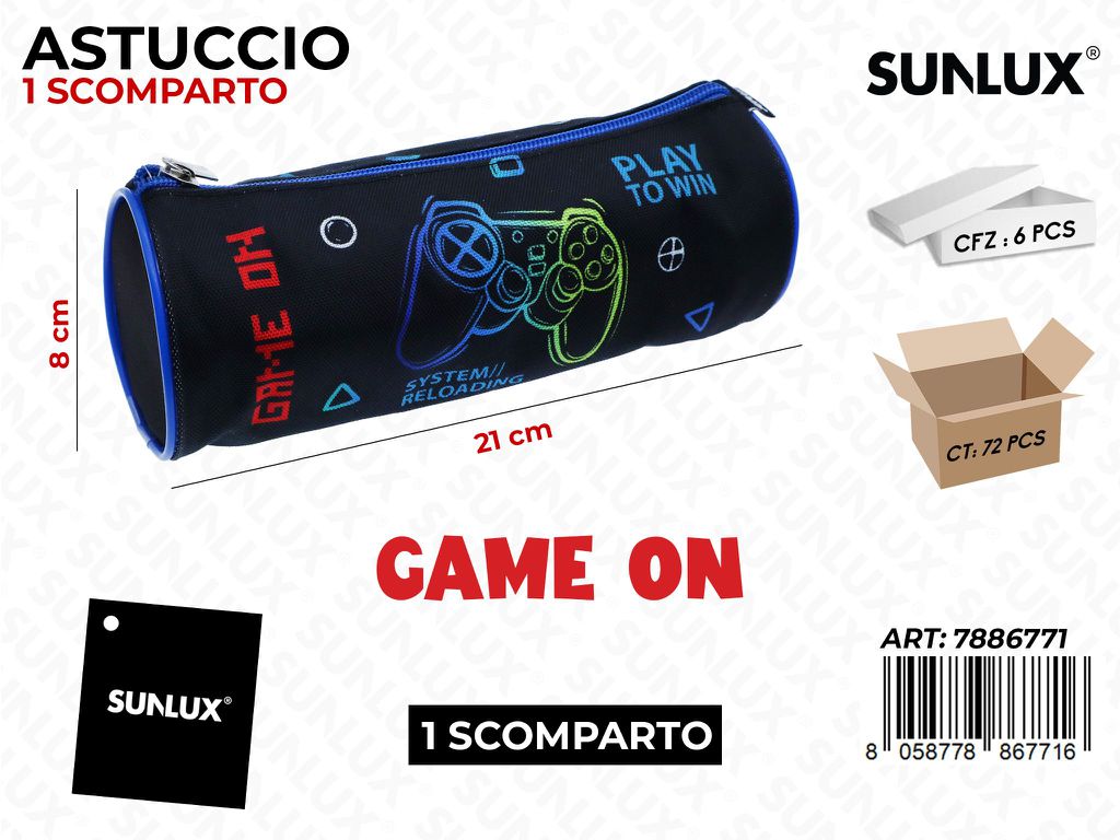 ASTUCCIO GAME ON 1SCOMP. 21*8CM