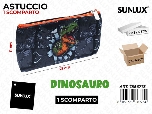 ASTUCCIO DINOSAURO 1SCOMP. 21*11CM